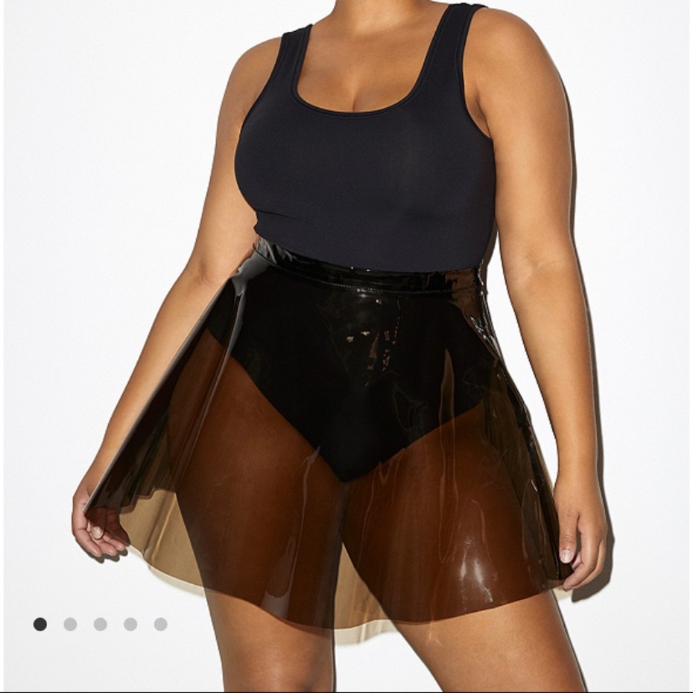 American apparel vinyl skirt